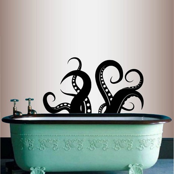 In-Style Decals Wall Vinyl Decal Home Decor Art Sticker Octopus Tentacles Ocean Animal Bathroom Bedroom Decor Removable Mural Design 618