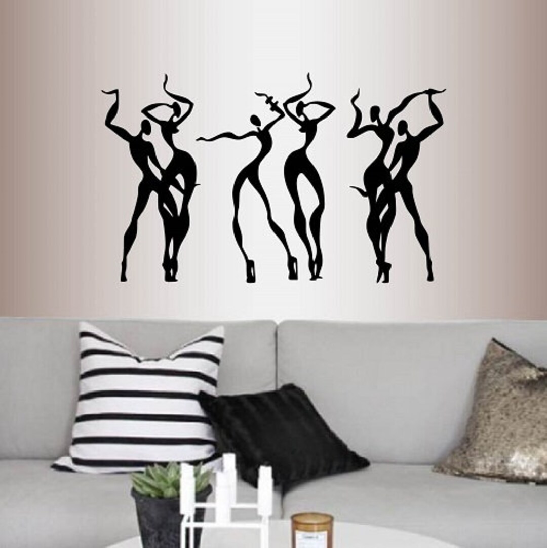 In-style Decals Wall Vinyl Decal Home Decor Art Sticker Dancing African ...