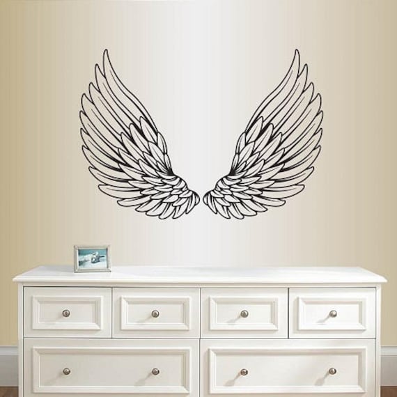 Wall Vinyl Decal Home Decor Art Sticker Angel Wings Or Eagle Singapore - Angel Wings Wall Art Stickers Wall Vinyl Decal Home Decor Art Sticker Angel Wings Or Eagle Singapore - Angel Wings Wall Art Stickers