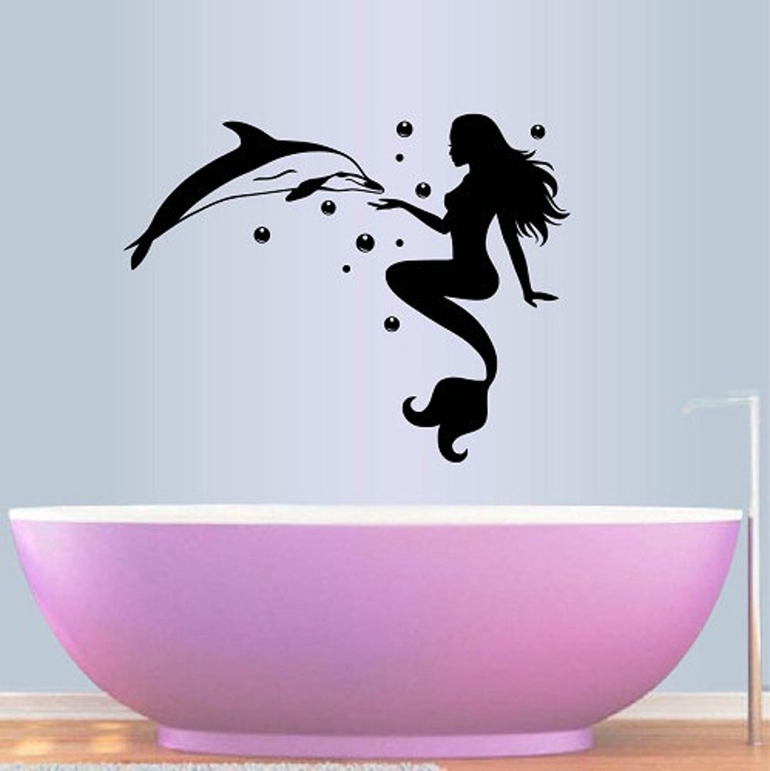 In-style Decals Wall Vinyl Decal Home Decor Art Sticker Mermaid and ...
