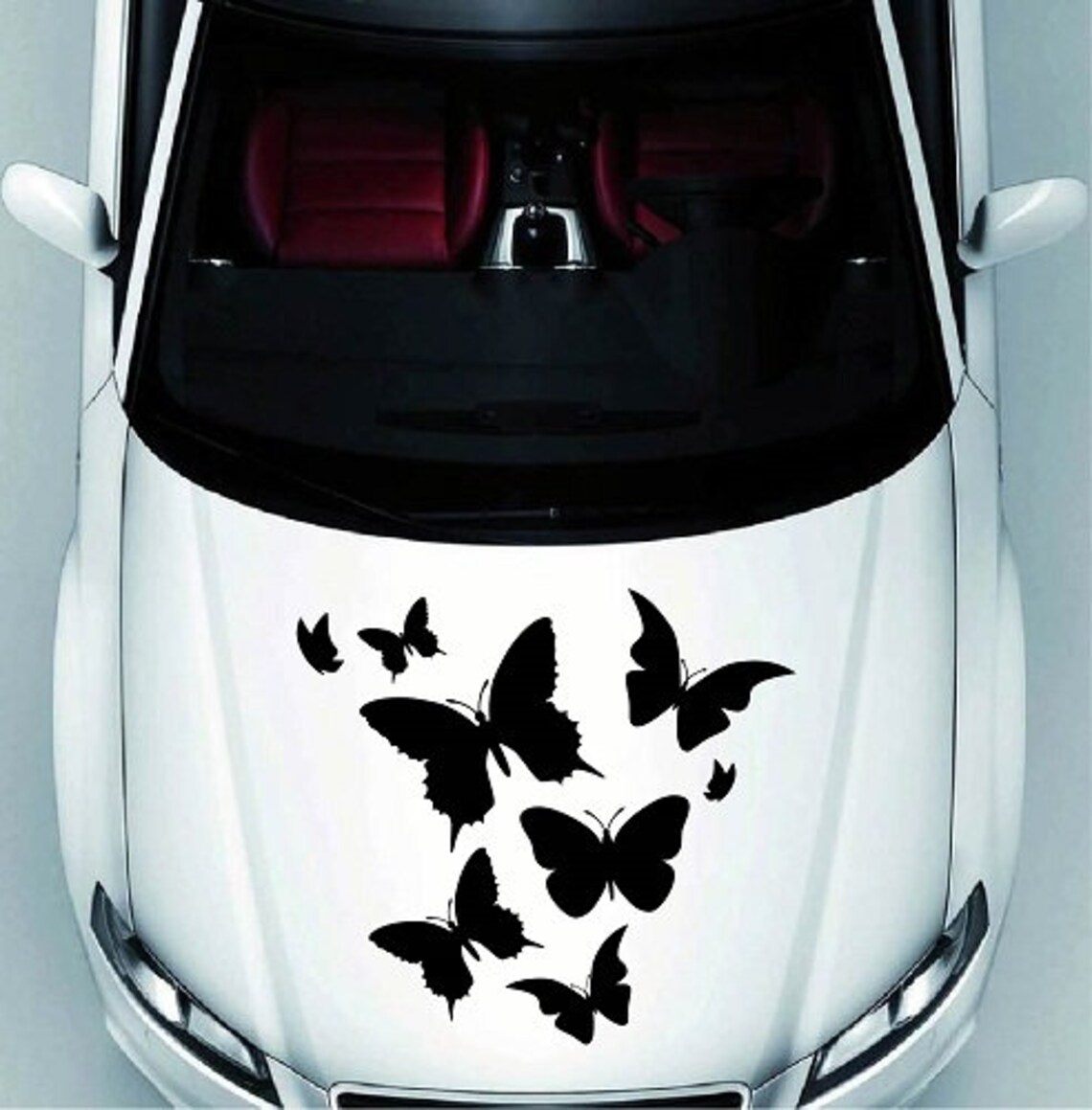 In-style Decals Vehicle Auto Car Décor Vinyl Decal Art Sticker Cute ...