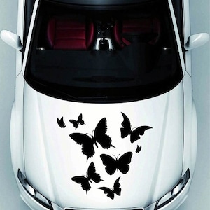 In-stijl stickers voertuig auto auto decor vinyl decal kunst sticker schattig mooie vlinders verwijderbaar stijlvol ontwerp voor Hod 1226