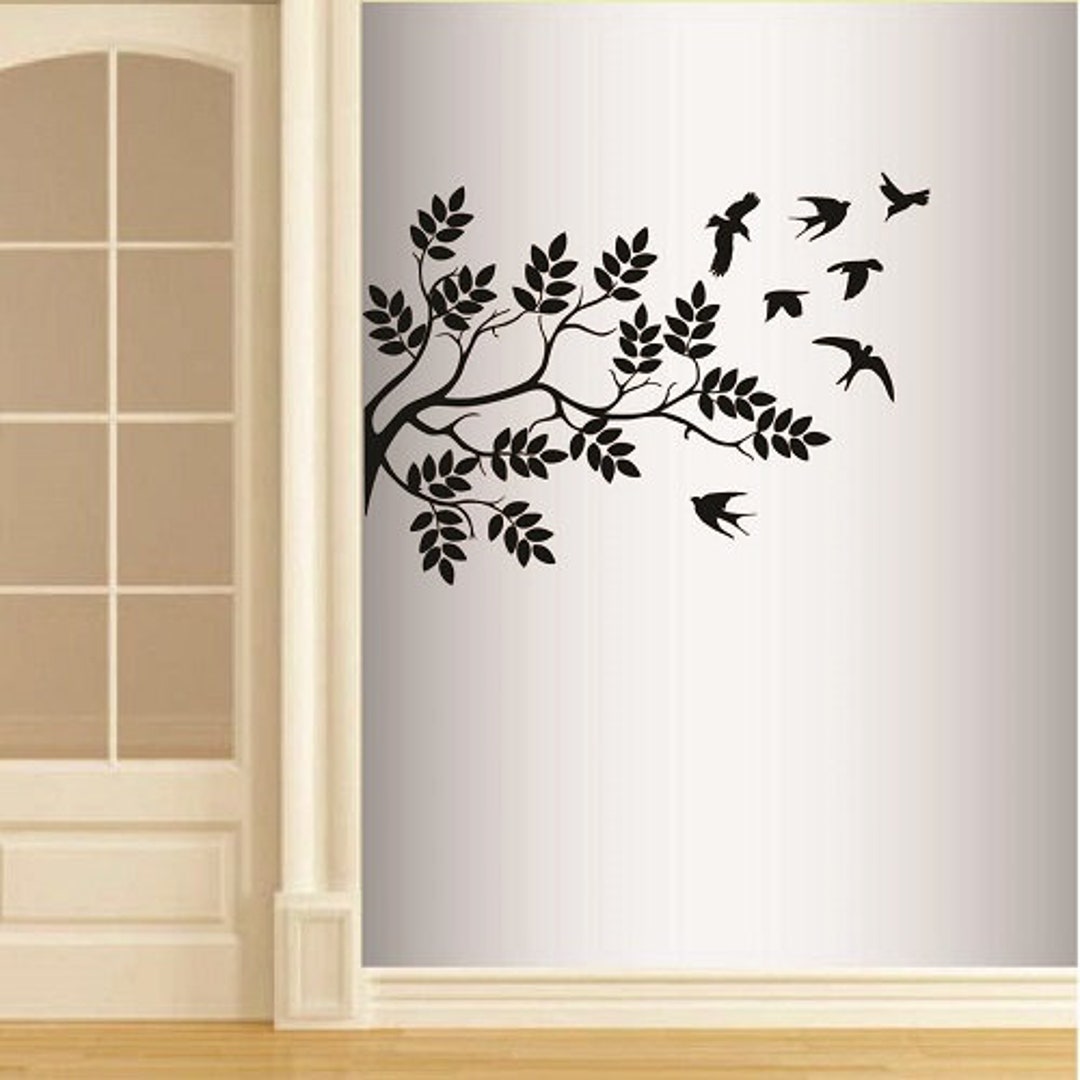 In-style Decals Wall Vinyl Decal Home Decor Art Sticker Flying Birds ...
