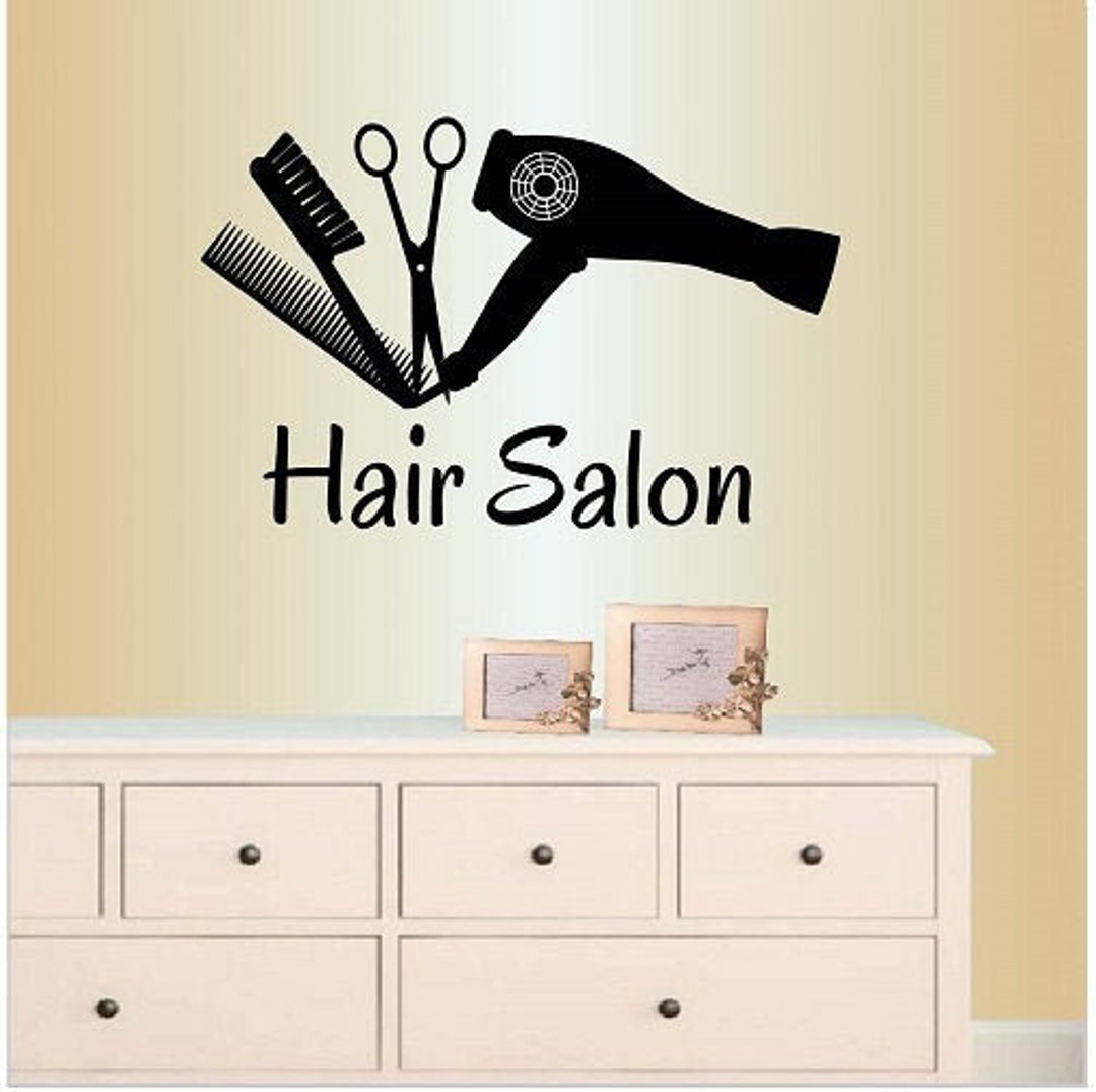 In-style Decals Wall Vinyl Decal Home Decor Art Sticker Lair Salon Logo ...