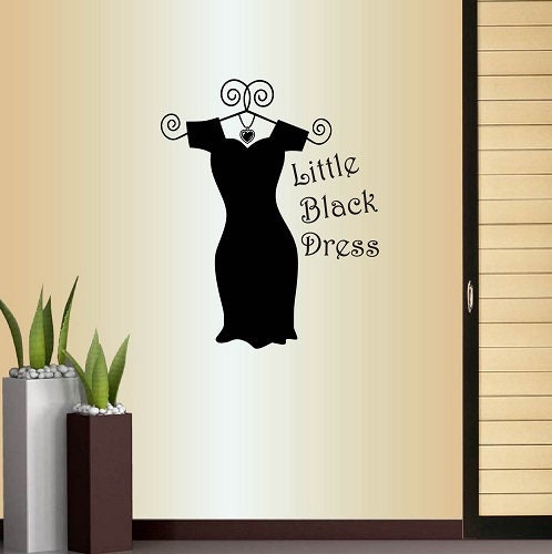 In-style Decals Wall Vinyl Decal Home Decor Art Sticker Little Black ...