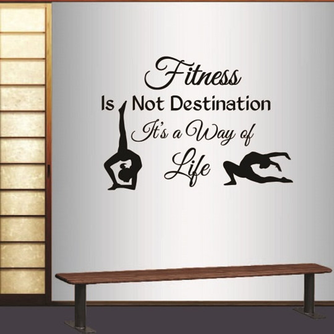 In-style Decals Wall Vinyl Decal Home Decor Art Sticker Fitness It's a ...