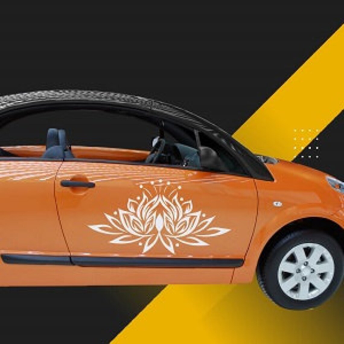 In-style Decals Vehicle Auto Car Décor Vinyl Decal Art Sticker ...