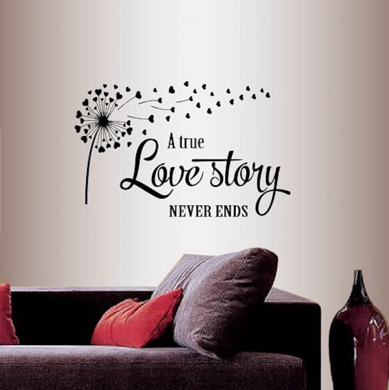 In-style Decals Wall Vinyl Decal Art Sticker A True Love Story Never ...