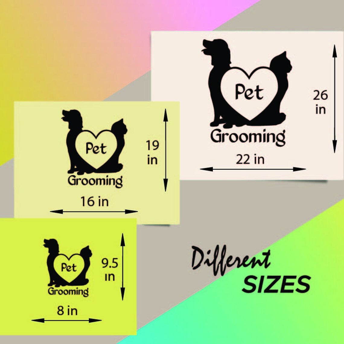 In-style Decals Wall Vinyl Decal Home Decor Art Sticker Pet Grooming ...