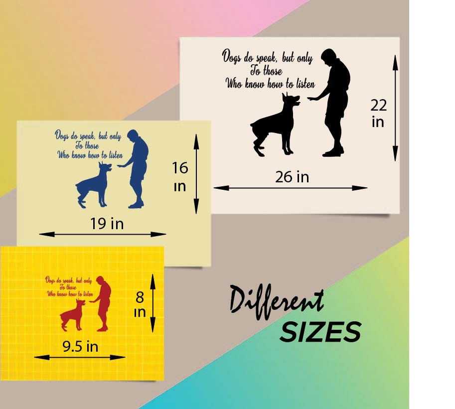 In-style Decals Wall Vinyl Decal Home Decor Art Sticker Dogs Speak, but ...