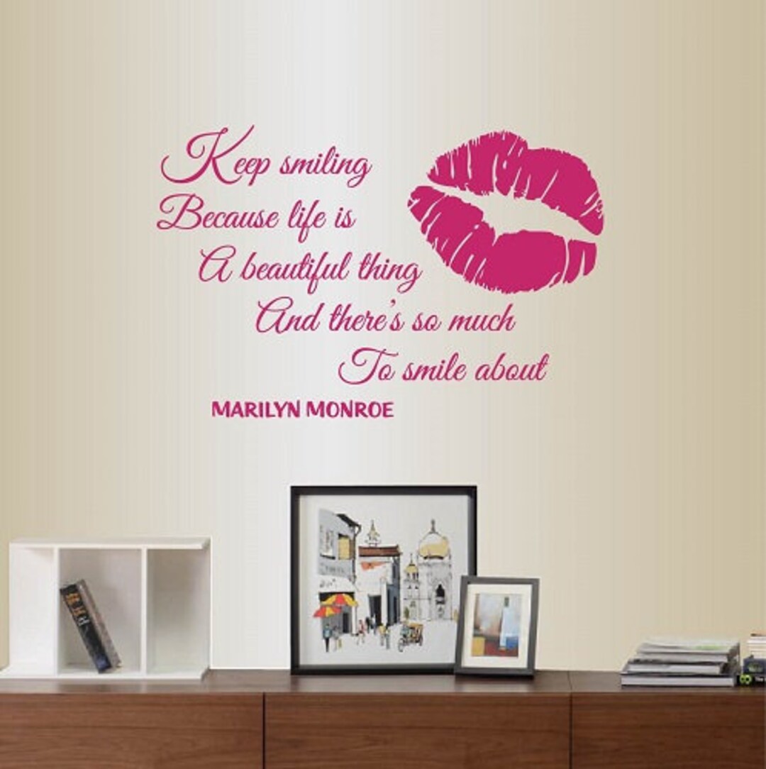 In-style Decals Wall Vinyl Decal Home Decor Art Sticker Keep Smiling ...