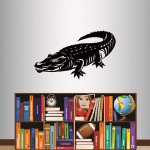 In-Style Decals Wall Vinyl Decal Home Decor Art Sticker Crocodile Alligator Wild Animal Removable Mural Design for Any Room 608