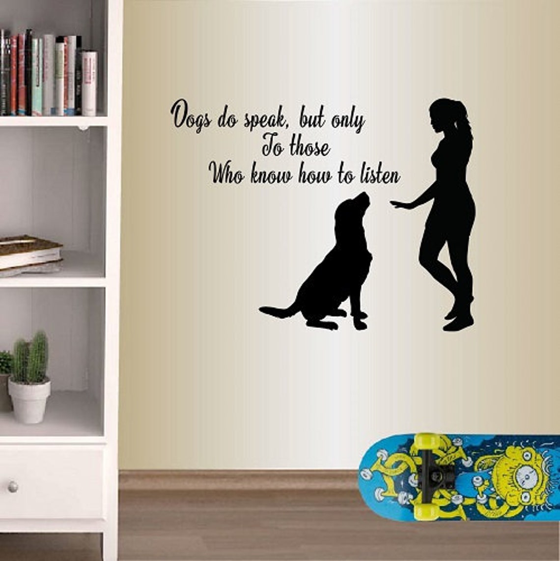 In-style Decals Wall Vinyl Decal Home Decor Art Sticker Dogs Speak, but ...
