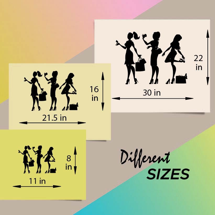 In-style Decals Wall Vinyl Decal Home Decor Art Sticker Fashion Girls ...