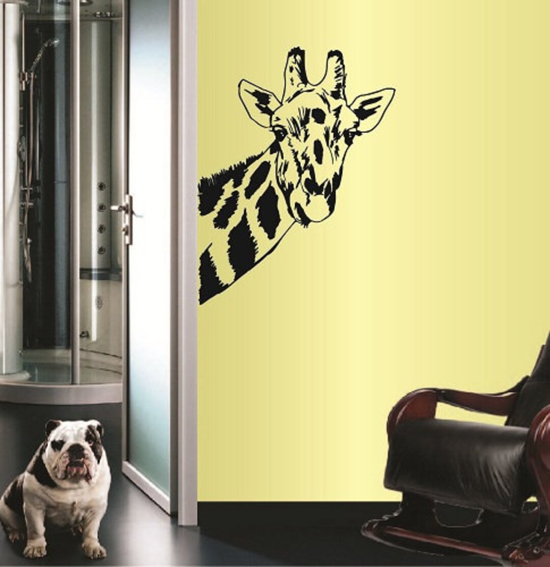 In-style Decals Wall Vinyl Decal Home Decor Art Sticker Giraffe Animal ...