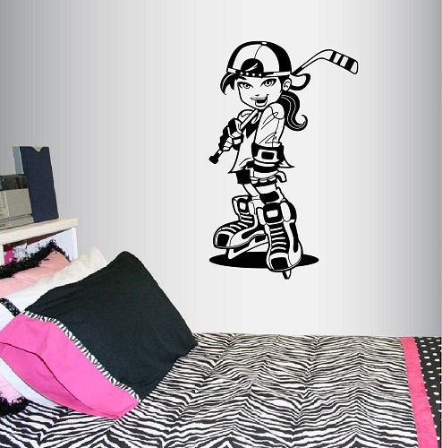 In-style Decals Wall Vinyl Decal Home Decor Art Sticker Ice Hockey ...