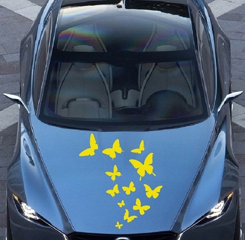In-style Decals Vehicle Auto Car Décor Vinyl Decal Art Sticker Cute ...