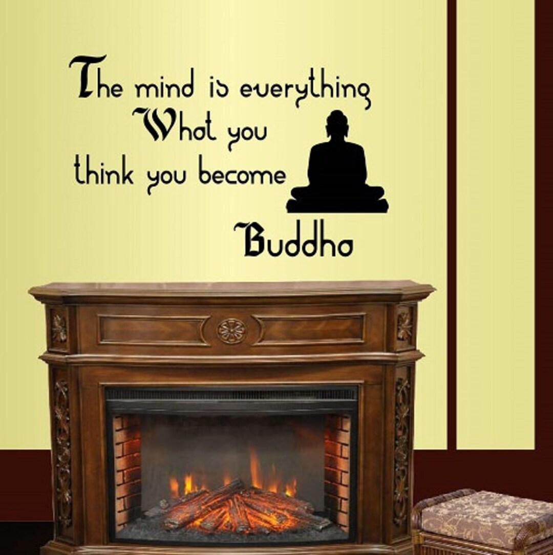 In-style Decals Wall Vinyl Decal Home Decor Art Sticker Buddha Quote ...