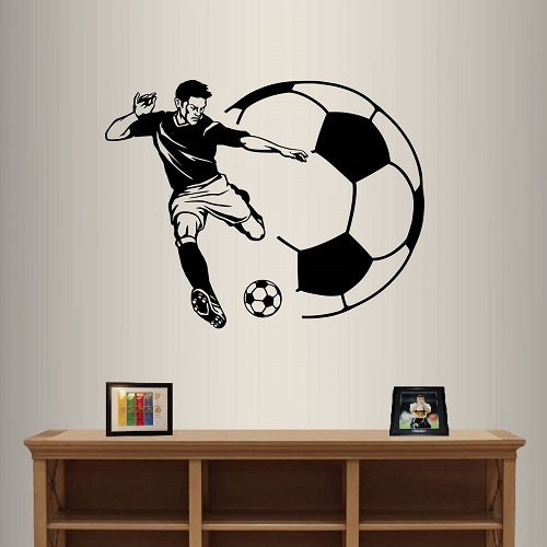 In-style Decals Wall Vinyl Decal Home Decor Art Sticker Soccer Player ...
