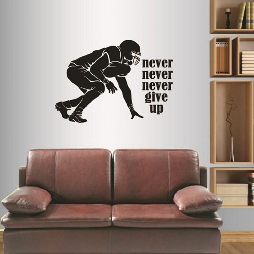 In-style Decals Wall Vinyl Decal Home Decor Art Sticker Football Player ...