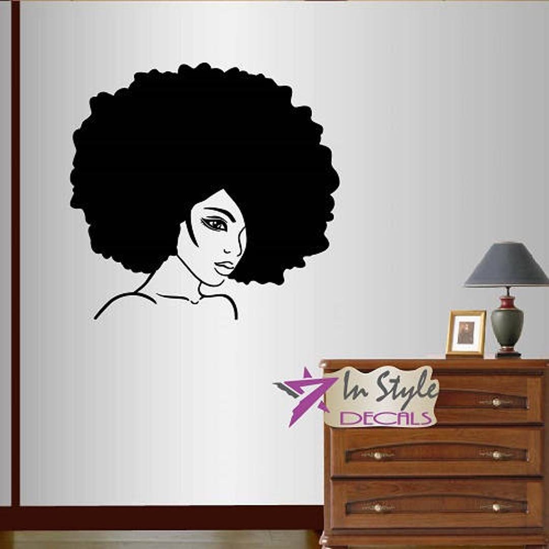 In-style Decals Wall Vinyl Decal Home Decor Art Sticker Beautiful Girl ...