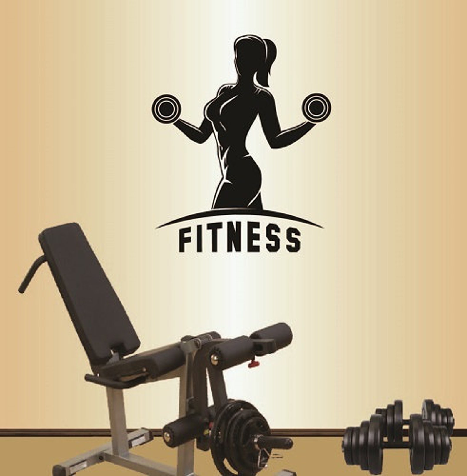In-style Decals Wall Vinyl Decal Home Decor Art Sticker Fitness Sign ...