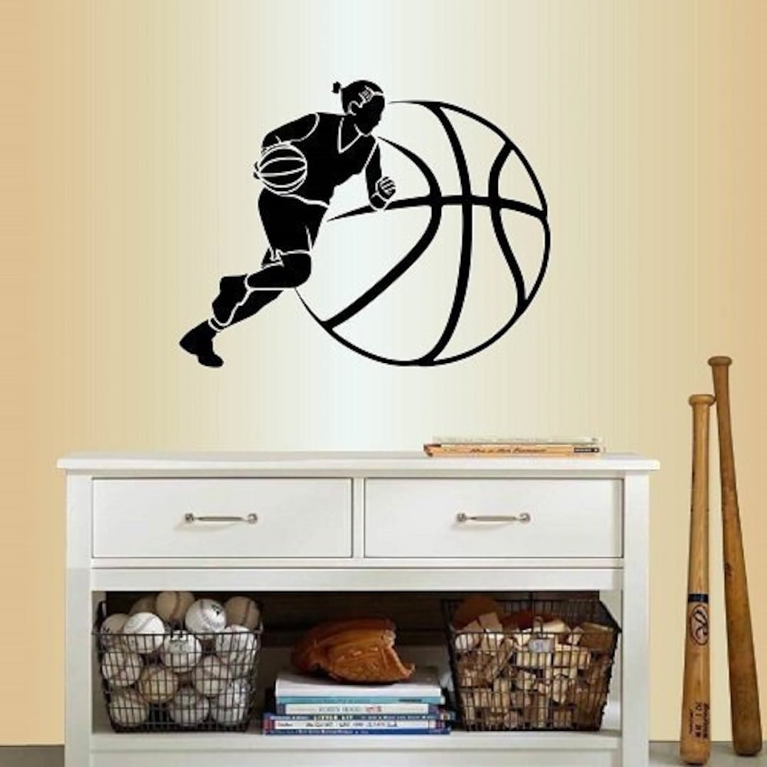 In-style Decals Wall Vinyl Decal Home Decor Art Sticker Basketball ...