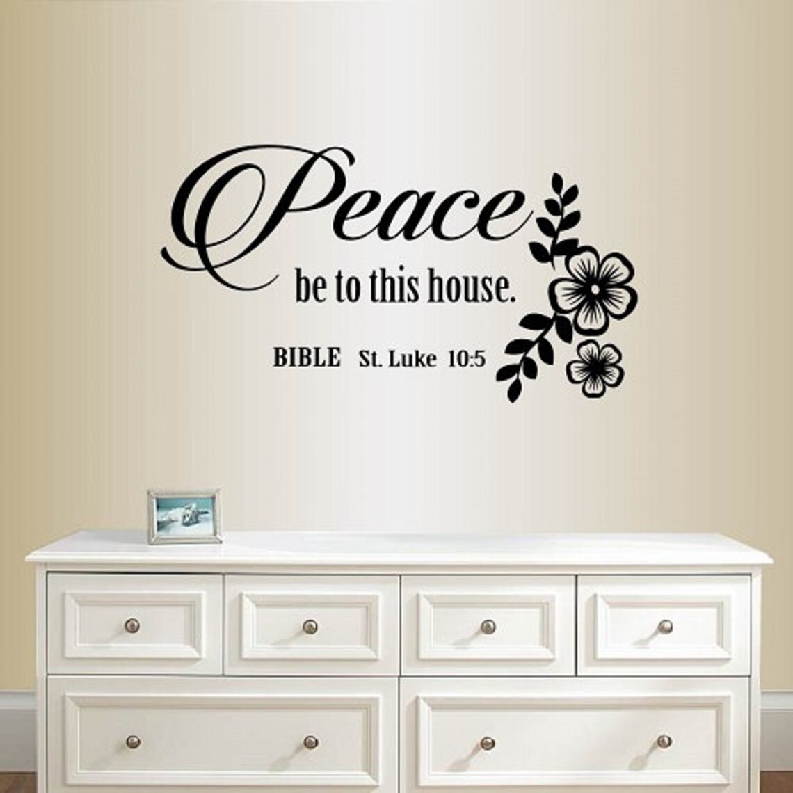 In-style Decals Wall Vinyl Decal Home Decor Sticker Bible Verses Quote ...
