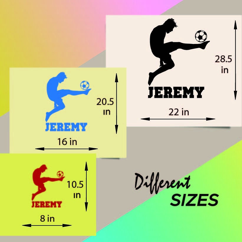 In-style Decals Wall Vinyl Decal Home Decor Sticker Soccer Player ...