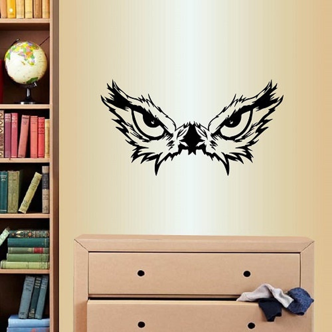 In-style Decals Wall Vinyl Decal Home Decor Art Sticker Eagle Eyes Wild ...