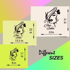 In-style Decals Wall Vinyl Decal Home Decor Art Sticker Hair Salon Logo ...