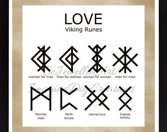 Nordic Symbols For Love