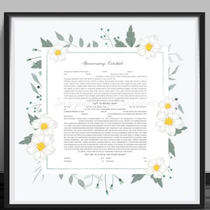 Anniversary Ketubah,Modern Ketubah,Minimalist Ketubah,Silver,Gold,Diamond Anniversary,Meaningful Gift,Custom,Wedding Vows,Digital, Printable