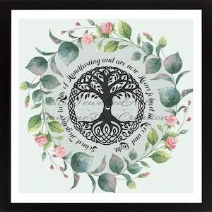 Tree of Life, Viking, Love, Heart,Love Quotes,Celtic,Pagan,Engagement,Wedding,Anniversary,Blessing,Handfasting,Housewarming,Digital Download