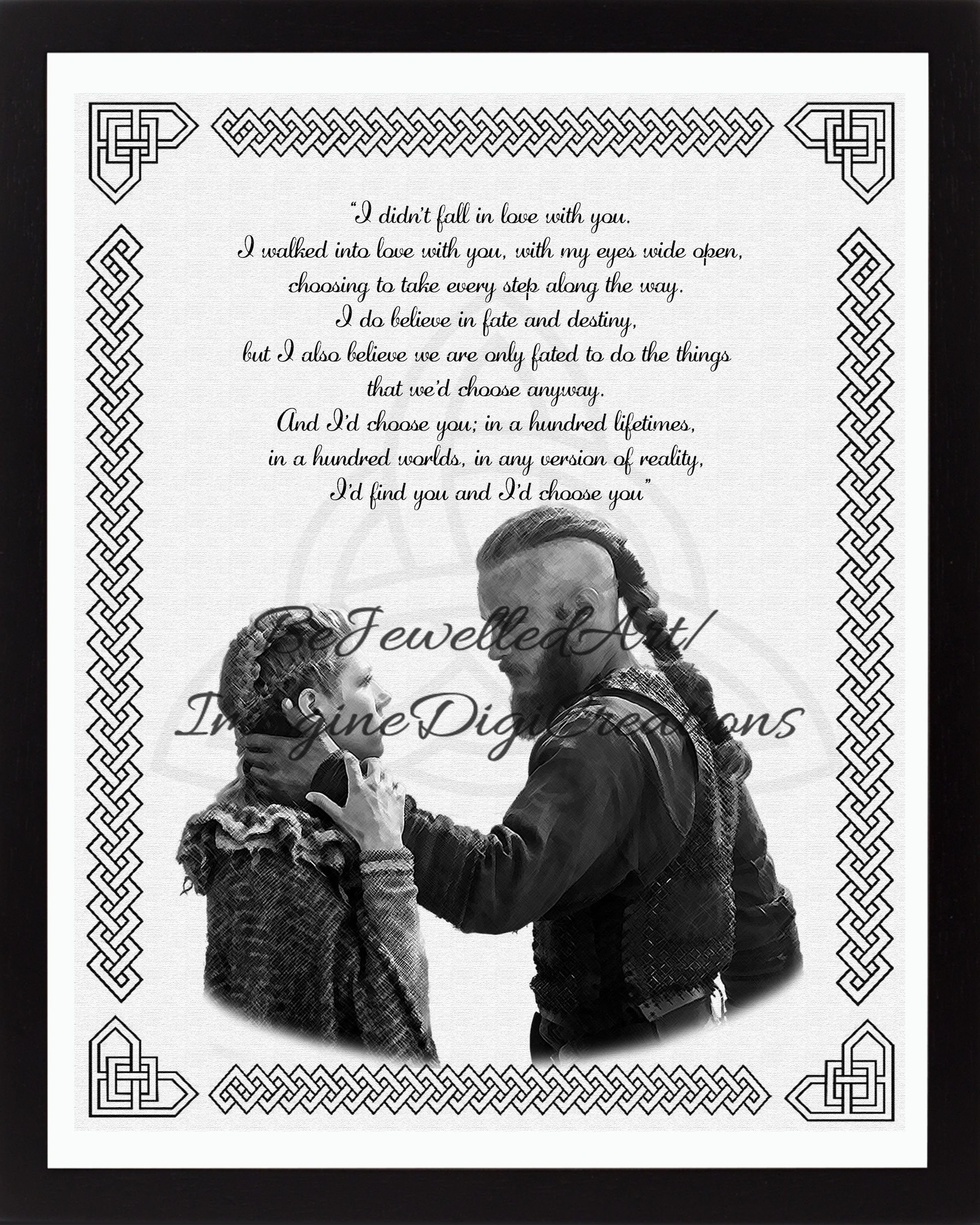 Viking Couple Handfasting Love Heart Love Quotes Celtic Etsy