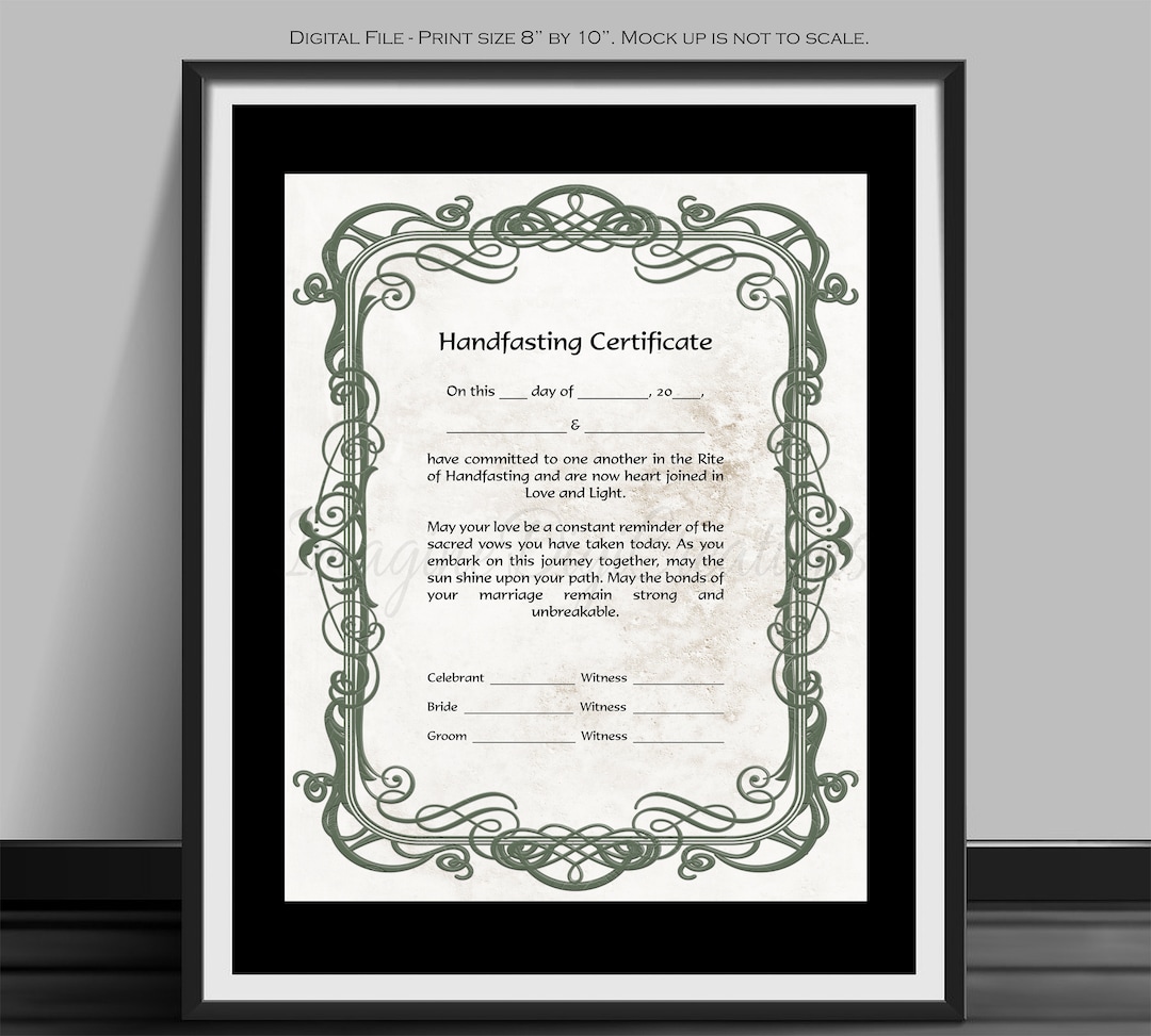 Handfasting Certificate, Norse, Wedding Certificate, Engagement, Pagan,viking, Celtic, Druid, Blessing, Love, Instant Download, Printable - Etsy handfasting-certificate-norse-wedding-certificate-engagement-pagan-viking-celtic-druid-blessing-love-instant-download-printable-etsy