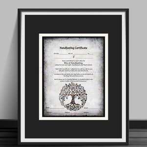 Tree of Life, Handfasting Blessing,Handfasting,Wedding Gift,Engagement,Blessing, LovePoems,Certificate,Instant Download, Printable, Digital