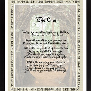 Handfasting Blessing, Handfasting, Old Norse, Wedding Gift, Engagement, Viking, Celtic, Druid, Housewarming,Love,Instant Download, Printable