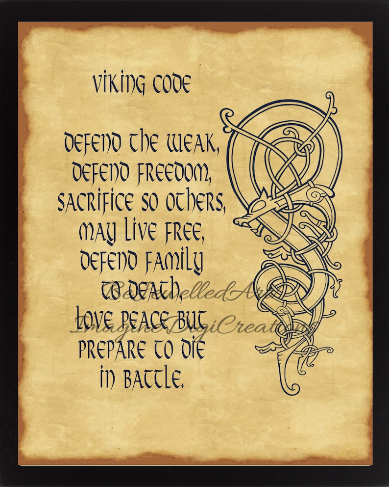 Raven Viking CodeOdin Valhalla Father's Day | Etsy