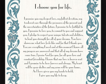 Vow Renewals, Handfasting, Promise, Love Poem, Wedding Gift, Marriage,Marriage Vow Renewal, Viking,Blessing, Love,Instant Download,Printable