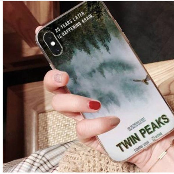 Twin Peaks Style Printed Soft Rubber Phone Cases For iPhone 6 6S Plus 7 7 Plus 5 5S 5C SE 4 4S Back Cover Shell