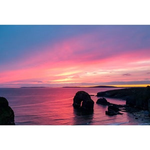 Ireland - Ballybunion - Pink Sunset