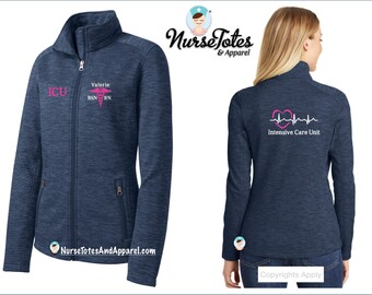 Jerzees Unisex Fleece Full Zip-Up Hood ICU Jacket