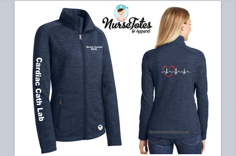 Cardiac Cath Lab Personalized Jackets Etsy