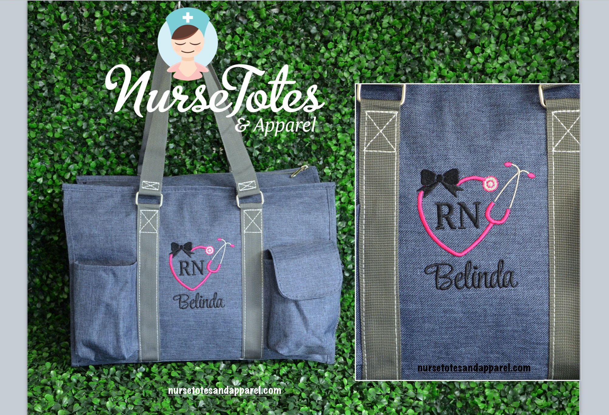 Nurse Tote Bags | Graduate Gifts | Student Nurse Tote | Personalized …