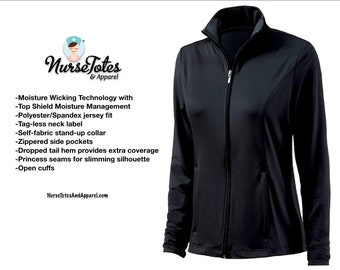 ICU Intensive Care Unit Jacket - ICU Nurse Jacket Embroidered Nurse Jacket - Women's