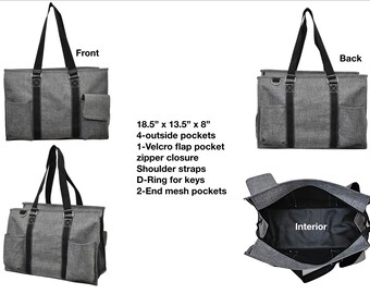 Charcoal Crosshatch - Medium Utility Tote - Thirty-One Gifts - Affordable  Purses, Totes & Bags