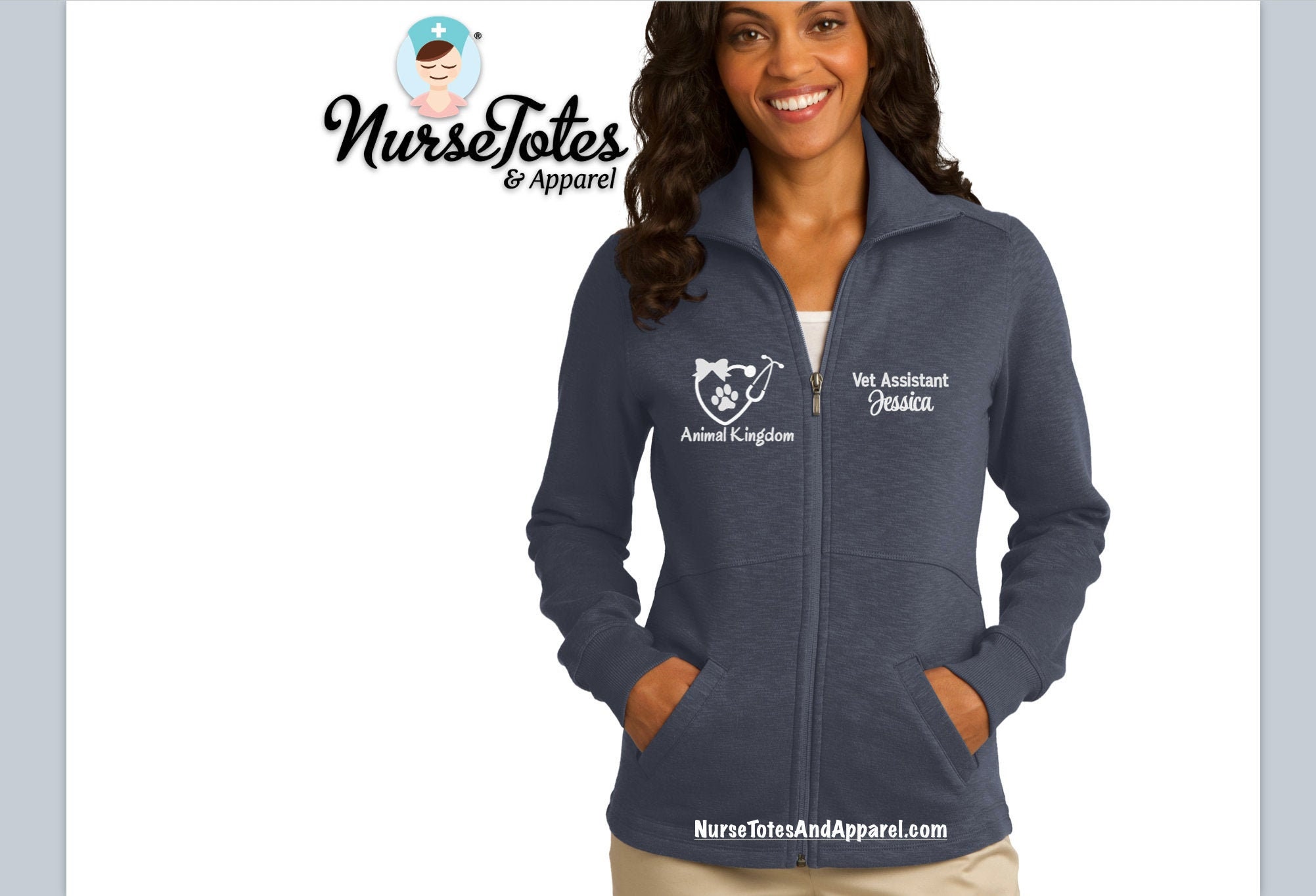 Vet Tech Jacket Comfortable Veterinarian Apparel Fun and Etsy