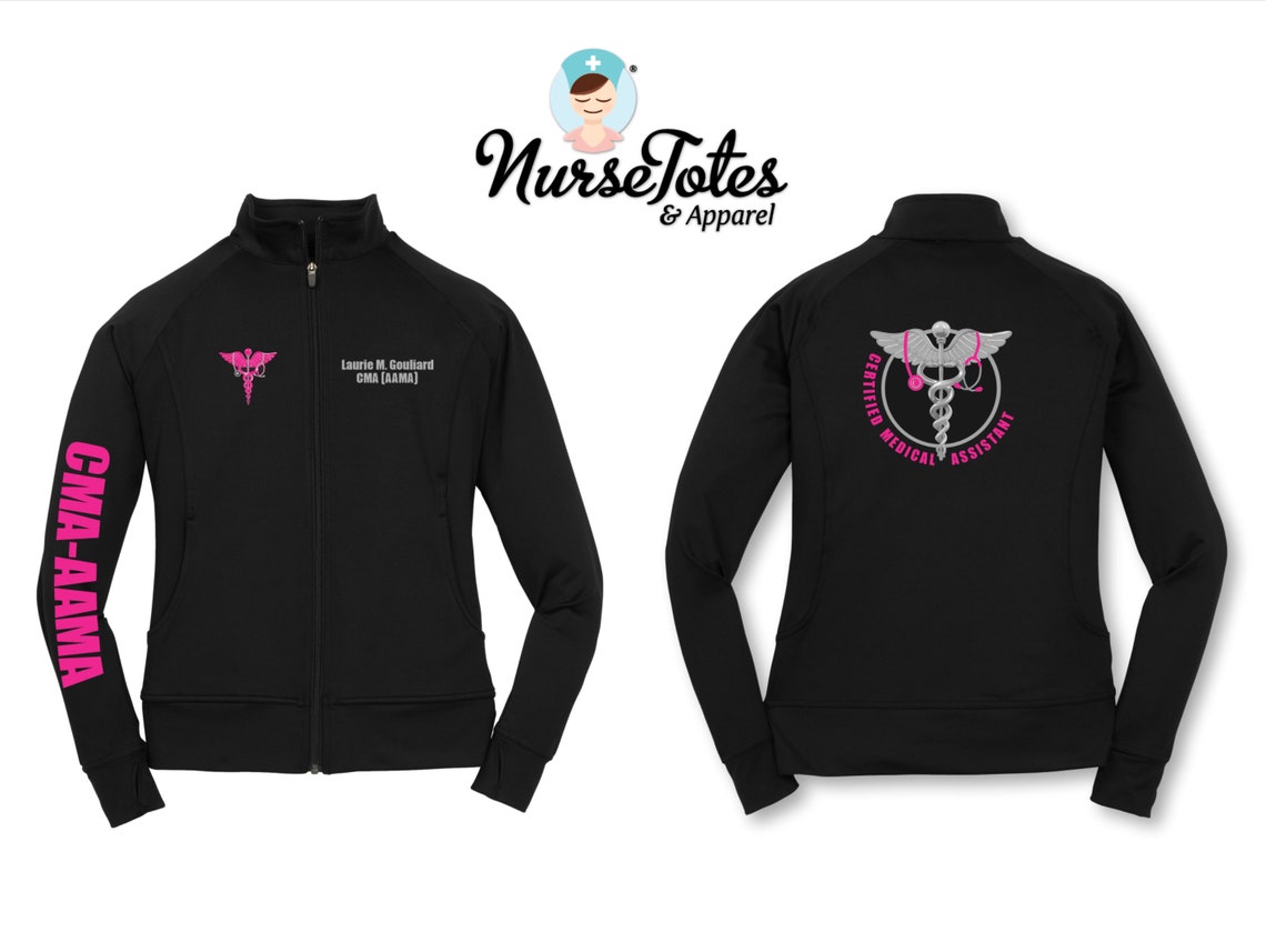 Medical Assistant Jacket MA Warm 12oz Performance Fabric Etsy