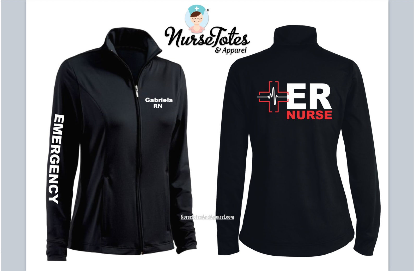 Emergency Nurse Jacket ER Jacket Fitness Apparel Etsy